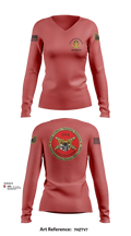 18th FAB 48765888 Women's Long Sleeve V-neck Shirt - 103