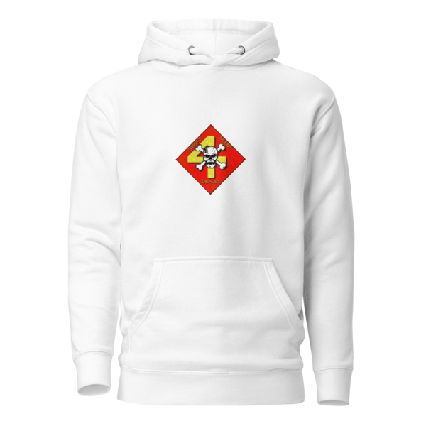 Unisex Hoodie - 1 - White