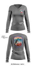 Civil Disturbance Unit 55553252 Women's Long Sleeve V-neck Shirt - 103