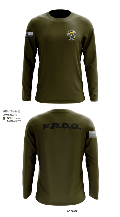 Fire Rescue Operations Group 65022293 Long Sleeve Performance Shirt 105