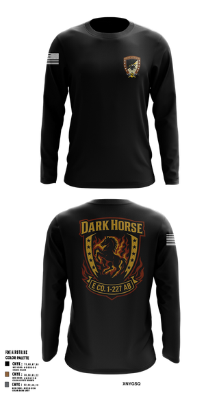 Long Sleeve Performance Shirt, Echo Company, 1-227 AB, 1ACB, 1CD, , Teamtime, Team time, sublimation, custom sports apparel, team uniforms, spirit wear, spiritwear, sports uniforms, custom shirts, team store, custom team store, fundraiser sports, apparel fundraiser