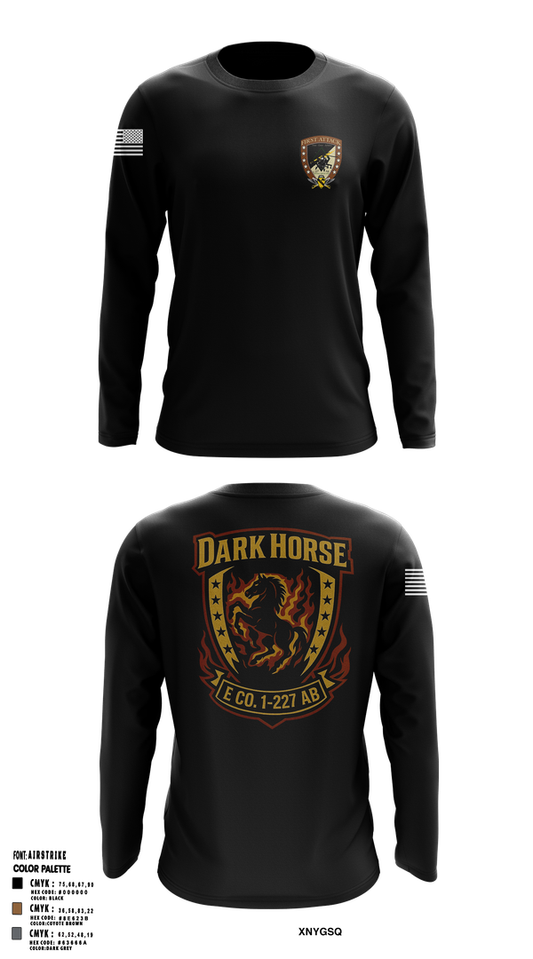 Long Sleeve Performance Shirt, Echo Company, 1-227 AB, 1ACB, 1CD, , Teamtime, Team time, sublimation, custom sports apparel, team uniforms, spirit wear, spiritwear, sports uniforms, custom shirts, team store, custom team store, fundraiser sports, apparel fundraiser