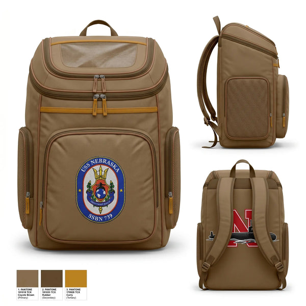 Gear Bag, USS Nebraska, Navy, Teamtime, Team time, sublimation, custom sports apparel, team uniforms, spirit wear, spiritwear, sports uniforms, custom shirts, team store, custom team store, fundraiser sports, apparel fundraiser
