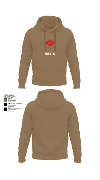 Hoodie, NMCB  27, Navy, Teamtime, Team time, sublimation, custom sports apparel, team uniforms, spirit wear, spiritwear, sports uniforms, custom shirts, team store, custom team store, fundraiser sports, apparel fundraiser