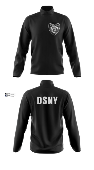 Fleece Jacket, DSNY Police, Police, Teamtime, Team time, sublimation, custom sports apparel, team uniforms, spirit wear, spiritwear, sports uniforms, custom shirts, team store, custom team store, fundraiser sports, apparel fundraiser