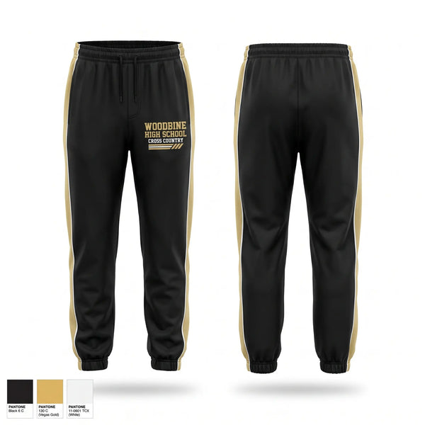 Sweatpants, Woodbine High School Cross Country, Cross Country, Teamtime, Team time, sublimation, custom sports apparel, team uniforms, spirit wear, spiritwear, sports uniforms, custom shirts, team store, custom team store, fundraiser sports, apparel fundraiser