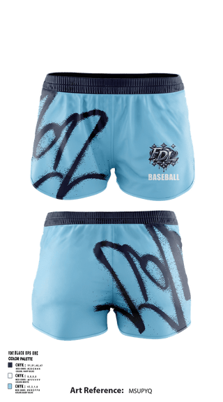 Womens Shorts, Fort Dodge Legends, Baseball, Teamtime, Team time, sublimation, custom sports apparel, team uniforms, spirit wear, spiritwear, sports uniforms, custom shirts, team store, custom team store, fundraiser sports, apparel fundraiser
