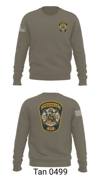 Crew Neck Sweatshirt, PFD, Fire Department, Teamtime, Team time, sublimation, custom sports apparel, team uniforms, spirit wear, spiritwear, sports uniforms, custom shirts, team store, custom team store, fundraiser sports, apparel fundraiser