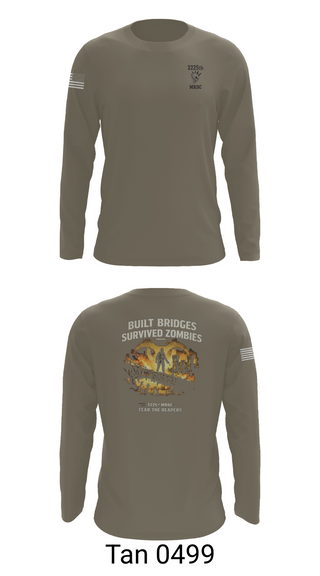 Long Sleeve Performance Shirt, 2225th MRBC, National Guard, Teamtime, Team time, sublimation, custom sports apparel, team uniforms, spirit wear, spiritwear, sports uniforms, custom shirts, team store, custom team store, fundraiser sports, apparel fundraiser