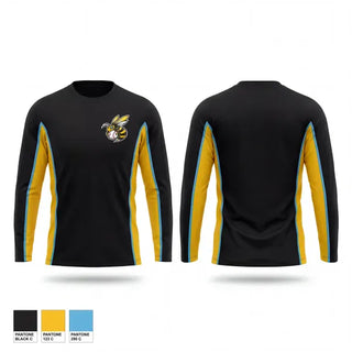 Long Sleeve Performance Shirt, HORNETS, Baseball, Teamtime, Team time, sublimation, custom sports apparel, team uniforms, spirit wear, spiritwear, sports uniforms, custom shirts, team store, custom team store, fundraiser sports, apparel fundraiser
