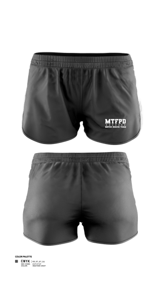 Women's Shorts, MTFPD Water Rescue Teams, Fire Department, Teamtime, Team time, sublimation, custom sports apparel, team uniforms, spirit wear, spiritwear, sports uniforms, custom shirts, team store, custom team store, fundraiser sports, apparel fundraiser