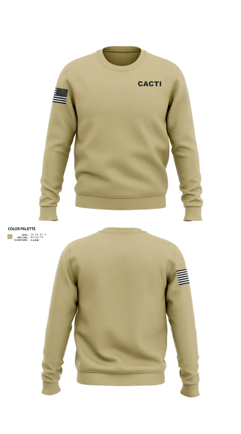 Crew Neck Sweatshirt, Cacti, , Teamtime, Team time, sublimation, custom sports apparel, team uniforms, spirit wear, spiritwear, sports uniforms, custom shirts, team store, custom team store, fundraiser sports, apparel fundraiser