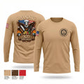 USS ralph Johnson 39410913 Long Sleeve Performance Shirt - 1