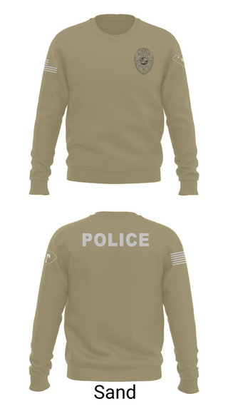Crew Neck Sweatshirt, Bluffton PD, , Teamtime, Team time, sublimation, custom sports apparel, team uniforms, spirit wear, spiritwear, sports uniforms, custom shirts, team store, custom team store, fundraiser sports, apparel fundraiser