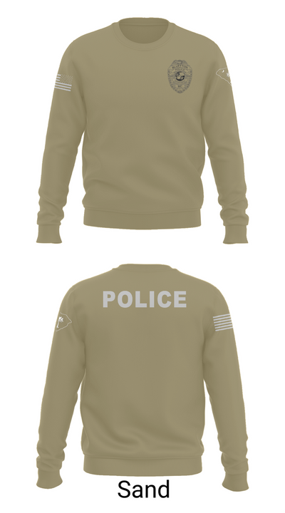 Bluffton PD 22287446 Crew Neck Sweatshirt - 81