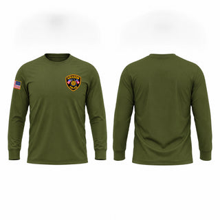 Long Sleeve Performance Shirt, Aragon Police Department, Police, Teamtime, Team time, sublimation, custom sports apparel, team uniforms, spirit wear, spiritwear, sports uniforms, custom shirts, team store, custom team store, fundraiser sports, apparel fundraiser