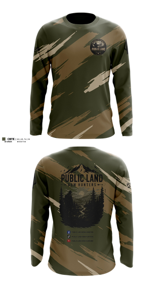 Long Sleeve Performance Shirt, Public Land Bow Hunters, , Teamtime, Team time, sublimation, custom sports apparel, team uniforms, spirit wear, spiritwear, sports uniforms, custom shirts, team store, custom team store, fundraiser sports, apparel fundraiser