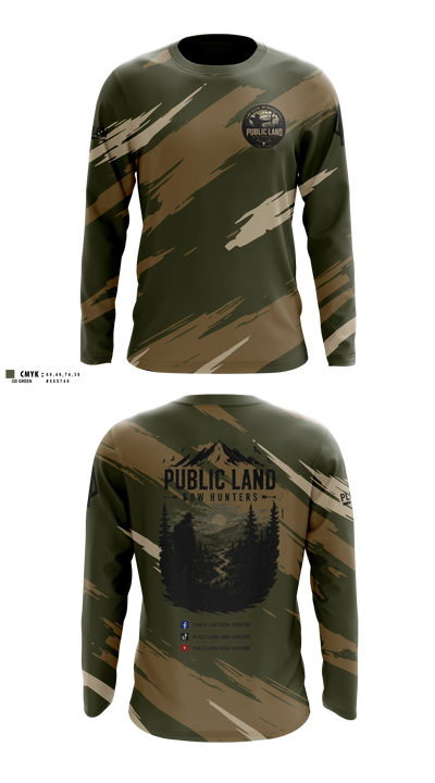 Public Land Bow Hunters Long Sleeve Performance Shirt - 4