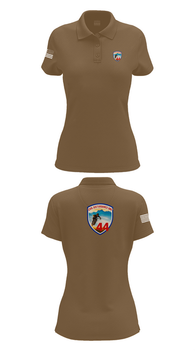 Civil Disturbance Unit Women's Short Sleeve Performance Polo  - 14