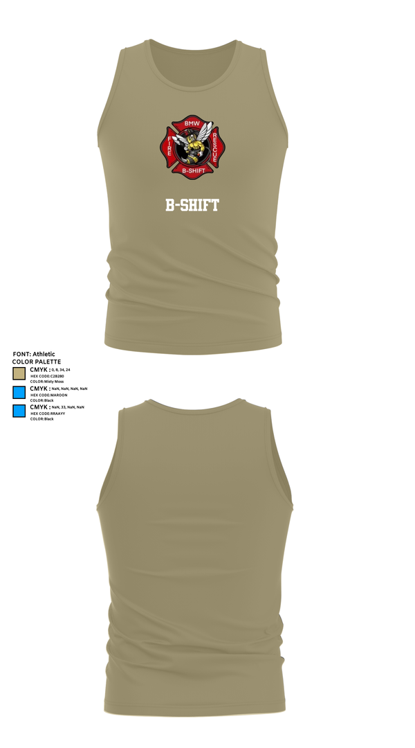 Tank Top, B-Shift, Fire Department, Teamtime, Team time, sublimation, custom sports apparel, team uniforms, spirit wear, spiritwear, sports uniforms, custom shirts, team store, custom team store, fundraiser sports, apparel fundraiser