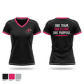 JoCo Firebirds Women's Short Sleeve V-neck Shirt - 1