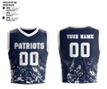 Patriots Mens Basketball Jersey - 5