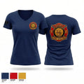 Lauderhill Fire Rescue Department 89539567 Women's Short Sleeve V-neck Shirt - 1