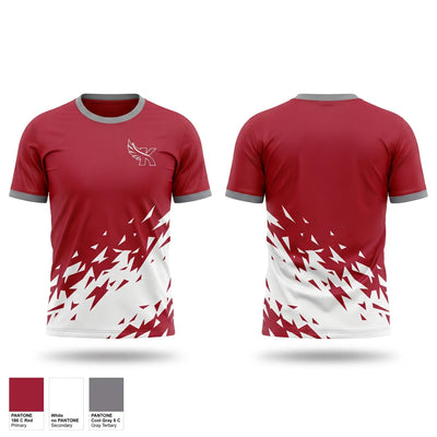 Red Raiders Soft Poly Tee Cotton Like Feel - 1