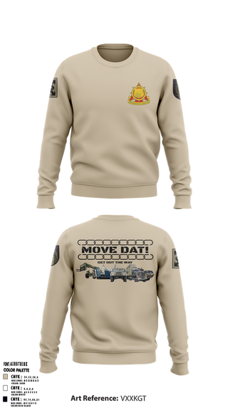 Crew Neck Sweatshirt, 441st Seaport Operations Company, Army, Teamtime, Team time, sublimation, custom sports apparel, team uniforms, spirit wear, spiritwear, sports uniforms, custom shirts, team store, custom team store, fundraiser sports, apparel fundraiser