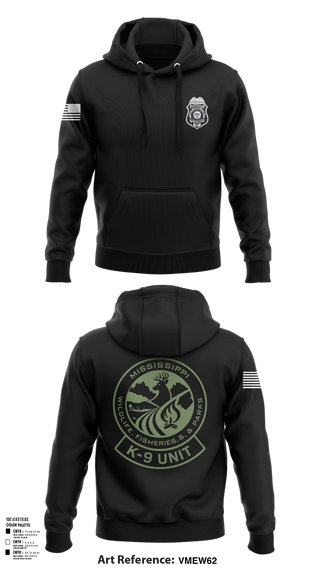 Hoodie, MDWFP K9, , Teamtime, Team time, sublimation, custom sports apparel, team uniforms, spirit wear, spiritwear, sports uniforms, custom shirts, team store, custom team store, fundraiser sports, apparel fundraiser