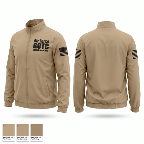 Windbreaker, Air Force ROTC Detachment 195, Air Force, Teamtime, Team time, sublimation, custom sports apparel, team uniforms, spirit wear, spiritwear, sports uniforms, custom shirts, team store, custom team store, fundraiser sports, apparel fundraiser