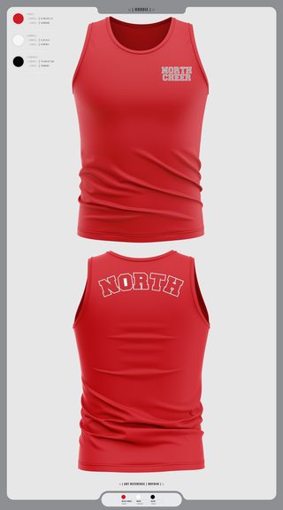 Tank Top, North Attleborough High School Cheer, Cheer, Teamtime, Team time, sublimation, custom sports apparel, team uniforms, spirit wear, spiritwear, sports uniforms, custom shirts, team store, custom team store, fundraiser sports, apparel fundraiser