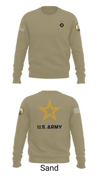 Crew Neck Sweatshirt, University of Toledo Army Marksmanship Unit, Army, Teamtime, Team time, sublimation, custom sports apparel, team uniforms, spirit wear, spiritwear, sports uniforms, custom shirts, team store, custom team store, fundraiser sports, apparel fundraiser