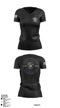 Branson Police Department  Women's Short Sleeve V-neck Shirt - 1