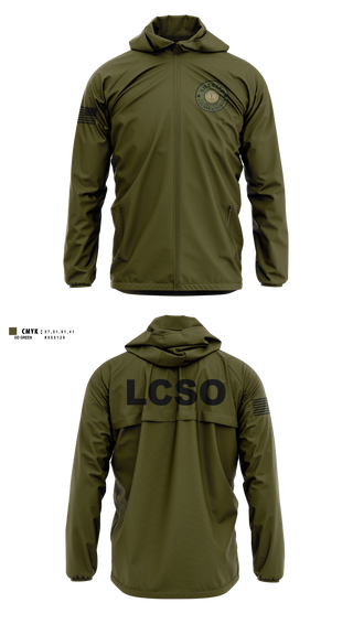 Windbreaker, LAUREL COUNTY SHERIFFS OFFICE, Police, Teamtime, Team time, sublimation, custom sports apparel, team uniforms, spirit wear, spiritwear, sports uniforms, custom shirts, team store, custom team store, fundraiser sports, apparel fundraiser