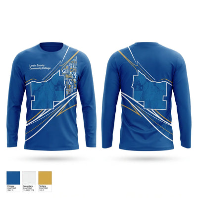 Lorain County Community College Long Sleeve Performance Shirt - 2