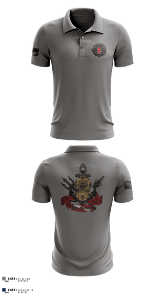 Short Sleeve Performance Polo, DFD STATION 1, Fire Department, Teamtime, Team time, sublimation, custom sports apparel, team uniforms, spirit wear, spiritwear, sports uniforms, custom shirts, team store, custom team store, fundraiser sports, apparel fundraiser