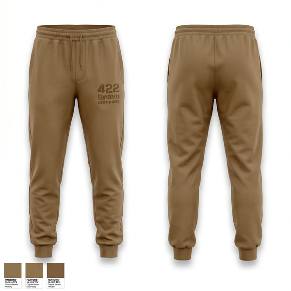 Sweatpants, 422 Bravo company, Army, Teamtime, Team time, sublimation, custom sports apparel, team uniforms, spirit wear, spiritwear, sports uniforms, custom shirts, team store, custom team store, fundraiser sports, apparel fundraiser