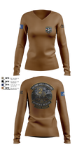 2nd area command 59908555 Women's Long Sleeve V-neck Shirt - 22