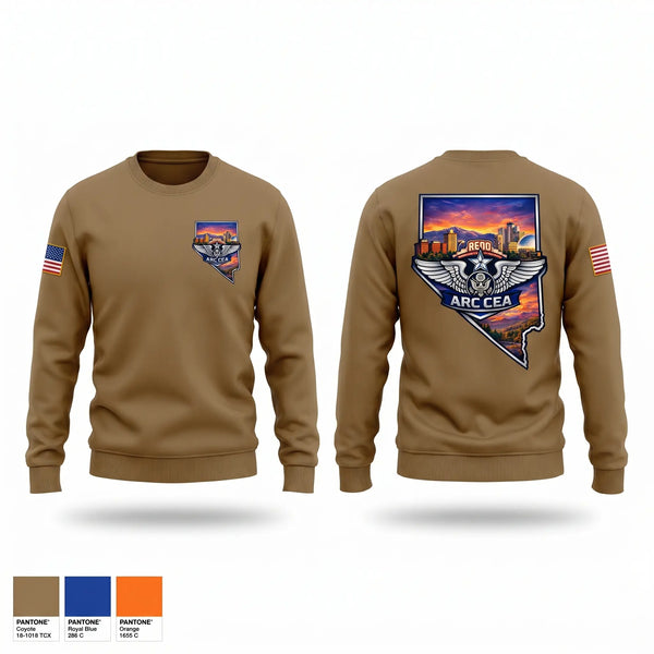 Crew Neck Sweatshirt, Angrc, Air Force, Teamtime, Team time, sublimation, custom sports apparel, team uniforms, spirit wear, spiritwear, sports uniforms, custom shirts, team store, custom team store, fundraiser sports, apparel fundraiser