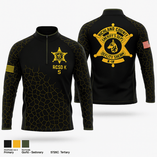 Quarter Zip Jacket, RCSD K9, Police, Teamtime, Team time, sublimation, custom sports apparel, team uniforms, spirit wear, spiritwear, sports uniforms, custom shirts, team store, custom team store, fundraiser sports, apparel fundraiser