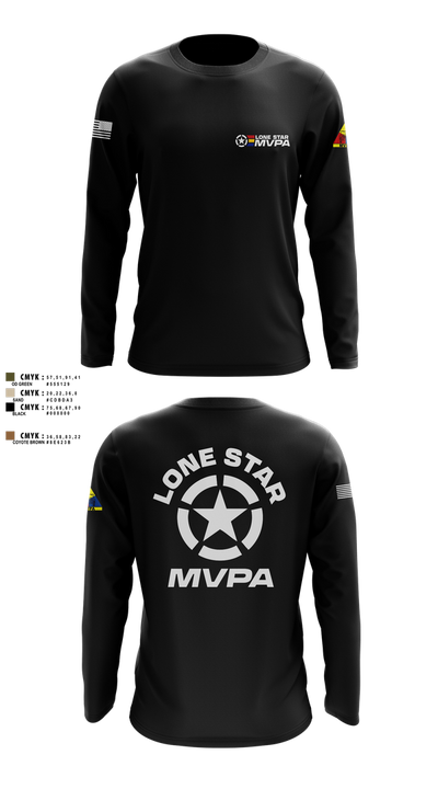 Lone Star MVPA 905145 Long Sleeve Performance Shirt 5