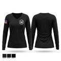 Boylston PD Women's Long Sleeve V-neck Shirt - 1