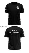 Gaston County Emergency Management and Fire Services Old School Cotton Feel Shirt - 11