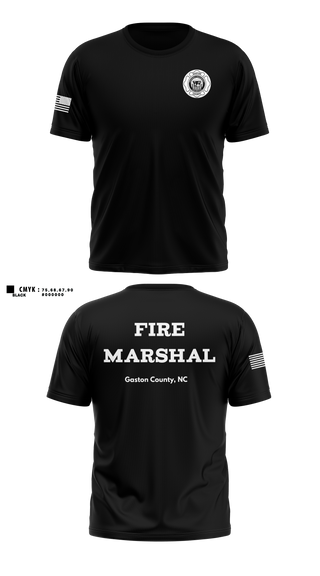 Old School Cotton Feel Shirt, Gaston County Emergency Management and Fire Services, Fire Department, Teamtime, Team time, sublimation, custom sports apparel, team uniforms, spirit wear, spiritwear, sports uniforms, custom shirts, team store, custom team store, fundraiser sports, apparel fundraiser