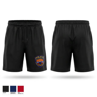 Athletic Shorts With Pockets, Page Police, Police, Teamtime, Team time, sublimation, custom sports apparel, team uniforms, spirit wear, spiritwear, sports uniforms, custom shirts, team store, custom team store, fundraiser sports, apparel fundraiser