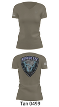 Rescue 136 97755979 Women's Short Sleeve V-neck Shirt - 6