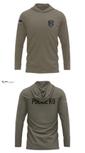 Roy Cit Police K9 Long Sleeve Performance Shirt with hood - 101