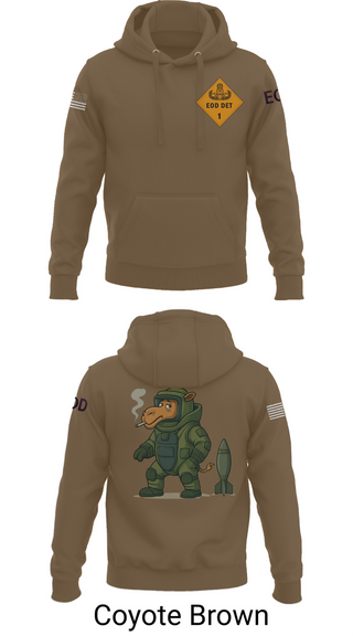 Hoodie, 1st EOD DET, , Teamtime, Team time, sublimation, custom sports apparel, team uniforms, spirit wear, spiritwear, sports uniforms, custom shirts, team store, custom team store, fundraiser sports, apparel fundraiser