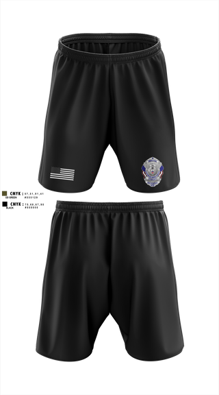 Athletic Shorts With Pockets, LEO Support Foundation, Police, Teamtime, Team time, sublimation, custom sports apparel, team uniforms, spirit wear, spiritwear, sports uniforms, custom shirts, team store, custom team store, fundraiser sports, apparel fundraiser